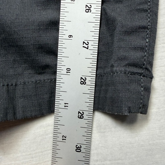 Vuori Womens Small Ripstop Pants Charcoal Gray Organic Cotton Blend VW401 - Picture 15 of 16